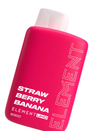 Element UNO 5000тяг (Strawberry Banana (Клубника Банан))