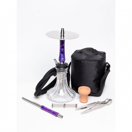 Кальян SKY MINI(Шланг,Шахта,Уплотнители,Щипцы,Калауд,Чаша,Мундштук) (Black)