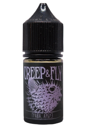 Жидкость Creep&Fly Salt 30ml 0mg (Гуава Арбуз, Без никотина)