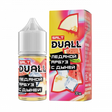 Жидкость Duall salt 30ml HARD 50mg (Ледяной Арбуз с Дыней, Hard)