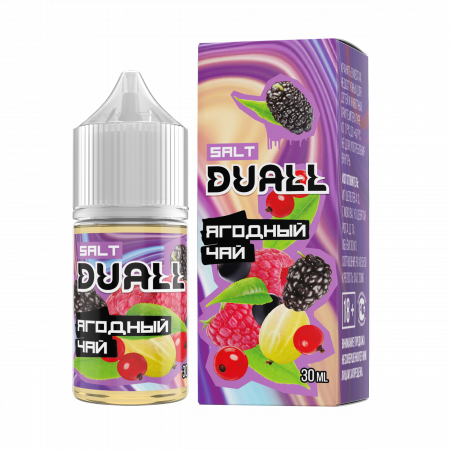 Жидкость Duall salt 30ml HARD 50mg (Ягодный Чай, Hard)