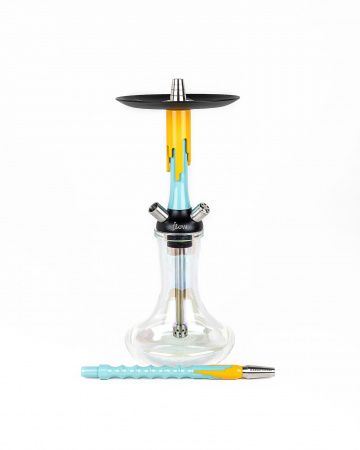 Шахта Mamay Customs Flow (шахта,мундштук) (Мята - желтый, 37 см, 14 мм, Шахта, Мундштук, Нержавеющая сталь, Да)