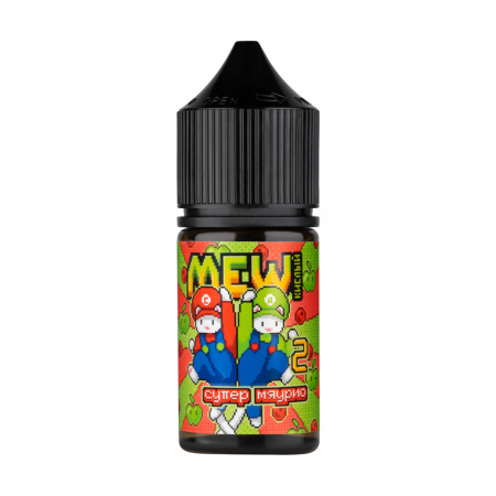 Жидкость Mew salt 30ml 20mg (Супер Мяурио (Клюква и яблоко), Light)