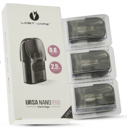 Картридж Lost Vape Ursa Nano 2.5мл 1/3 (0.8 ohm)