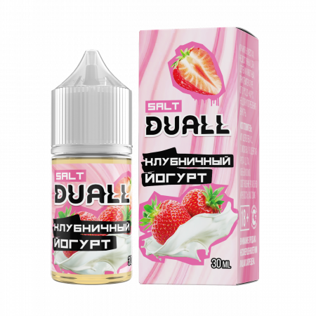 Жидкость Duall salt 30ml HARD 50mg (Клубничный Йогурт, Hard)