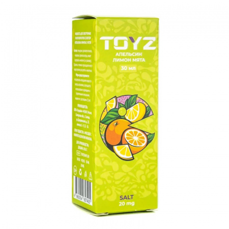 Жидкость Toyz 30ml 20mg (Orange,lemon,mint (Апельсин, Лимон, Мята), Light)