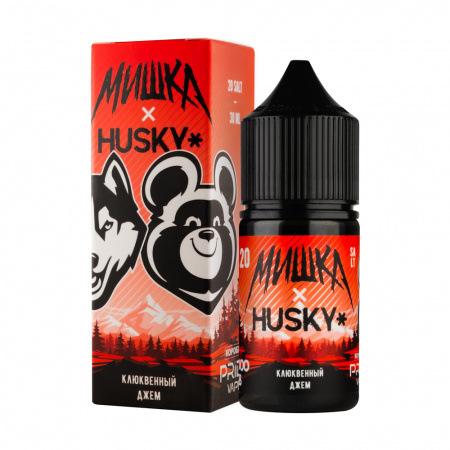 Жидкость Husky Мишка (Salt TX) 30ml 20mg (Клюквенный джем, Hard)