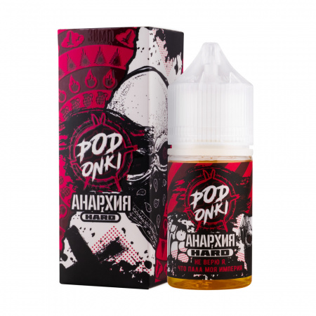 Жидкость Podonki Анархия 30ml 20mg Ultra (Не Верю я, что пала моя империя (Малина гранат))