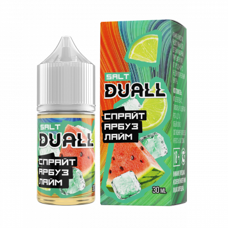 Жидкость Duall salt 30ml HARD 50mg (Спрайт Арбуз Лайм, Hard)