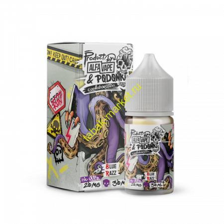 Жидкость Podonki & Alfa Vape 30ml 20mg Ultra (Смузи ежевика малина, Hard)