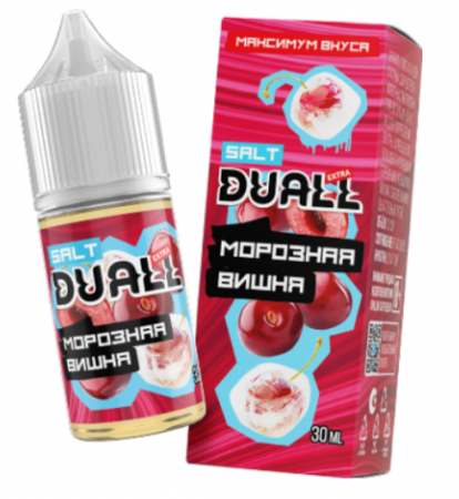 Жидкость Duall Extra salt 30ml LIGHT 20mg (Морозная вишня, Light)