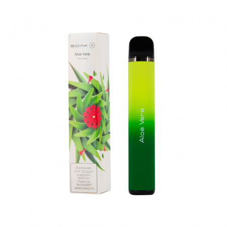 SOAK X 1500тяг (Aloe Vera (Алоэ вера), 1500 тяг)